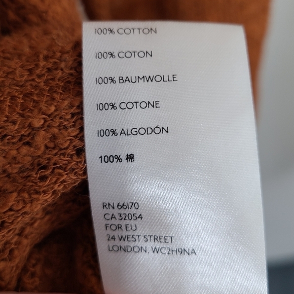 Free People Ocean Air Hacci top gold rust size medium - Picture 8 of 10